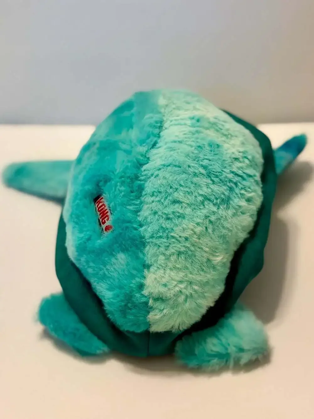 KONG SoftSeas Turtle Plush Dog Toy with Squeaker